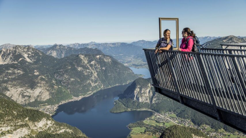 Dachstein / Krippenstein | 5fingers Blick auf Hallstättersee