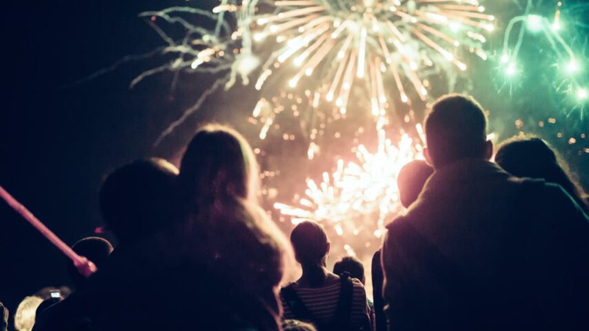 Feuerwerk zu Silvester Feuerwerk zu Silvester
