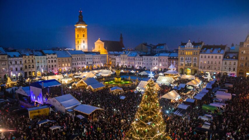 Weihnachtsmarkt in Budweis Weihnachtsmarkt in Budweis
