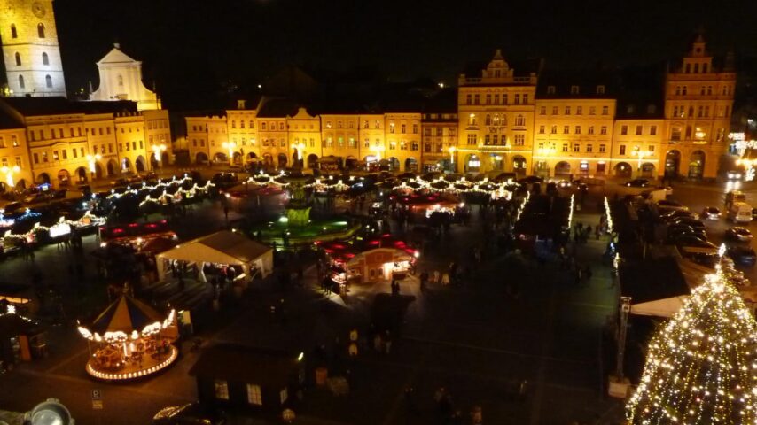 Weihnachtsmarkt in Budweis Weihnachtsmarkt in Budweis