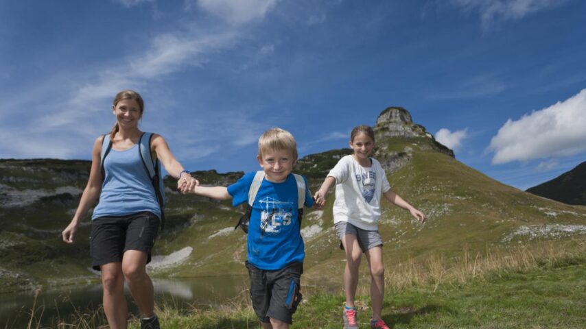 Augstsee mit Familie