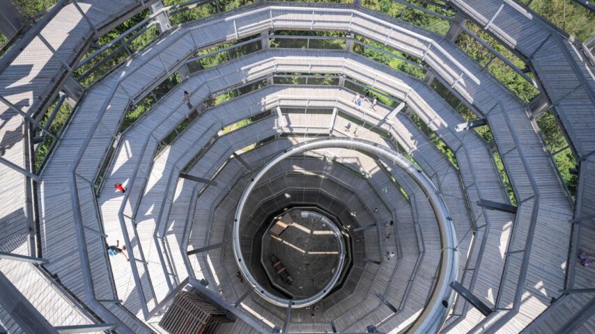 Baumwipfelpfad Grünberg | Blick nach unten