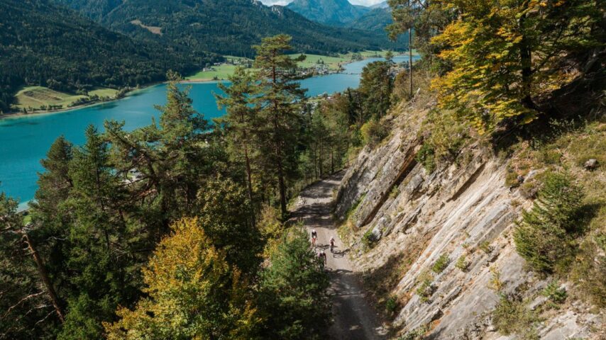 Radfahrer Weissensee