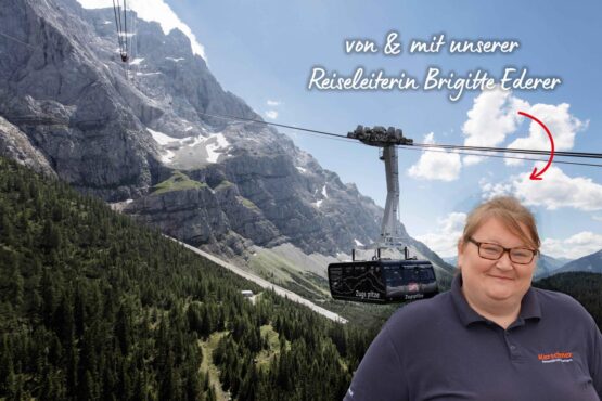 Brigtitte Ederer ist Reiseleiterin auf der Tour