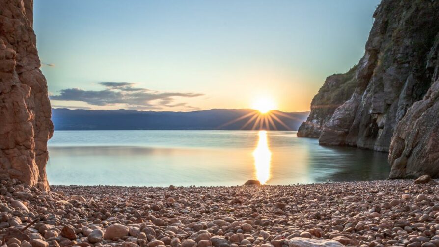 Bucht, Insel Krk, Kroatien Bucht, Insel Krk, Kroatien