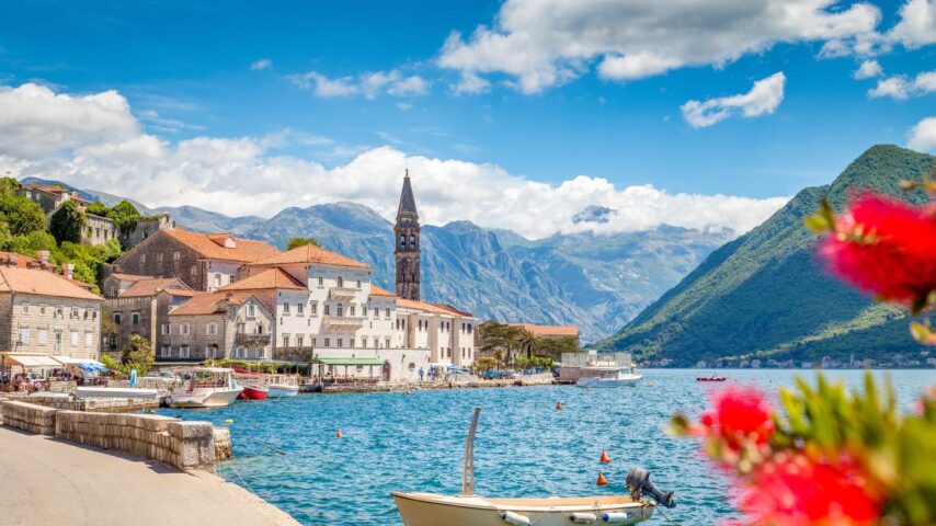 Bucht in Kotor in Montenegro Bucht in Kotor in Montenegro