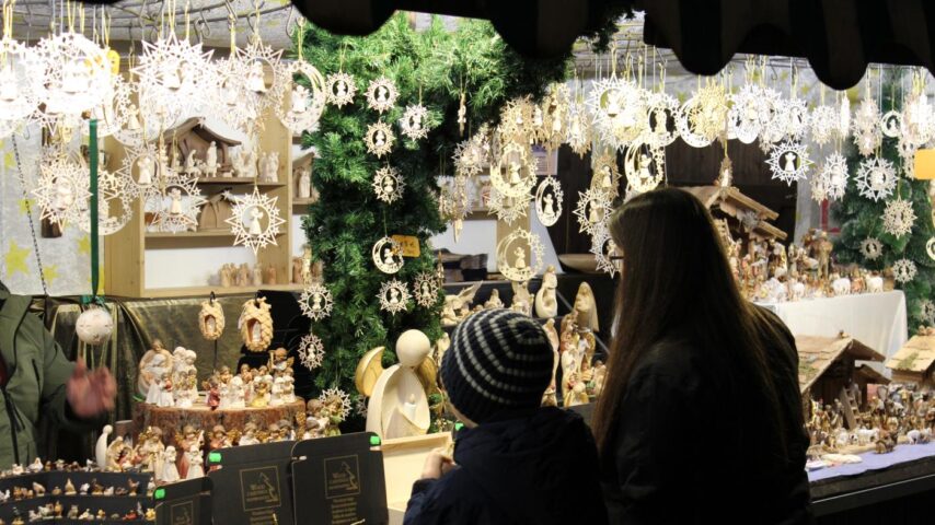 Verkaufsstand beim Christkindlmarkt
