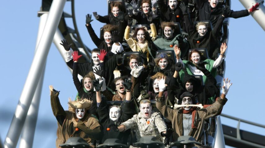 Achterbahn Halloween Europa-Park Achterbahn Halloween Europa-Park