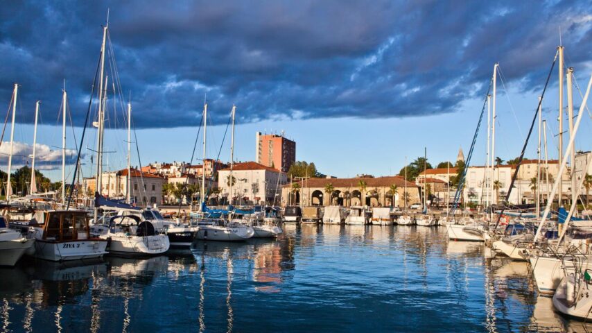 Der Hafen in Marina Koper