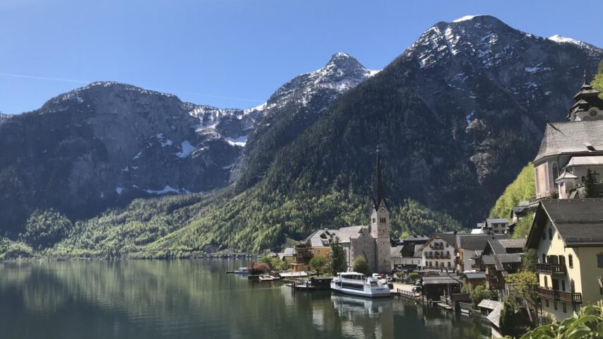 Hallstatt mit Hallstättersee Hallstatt mit Hallstättersee