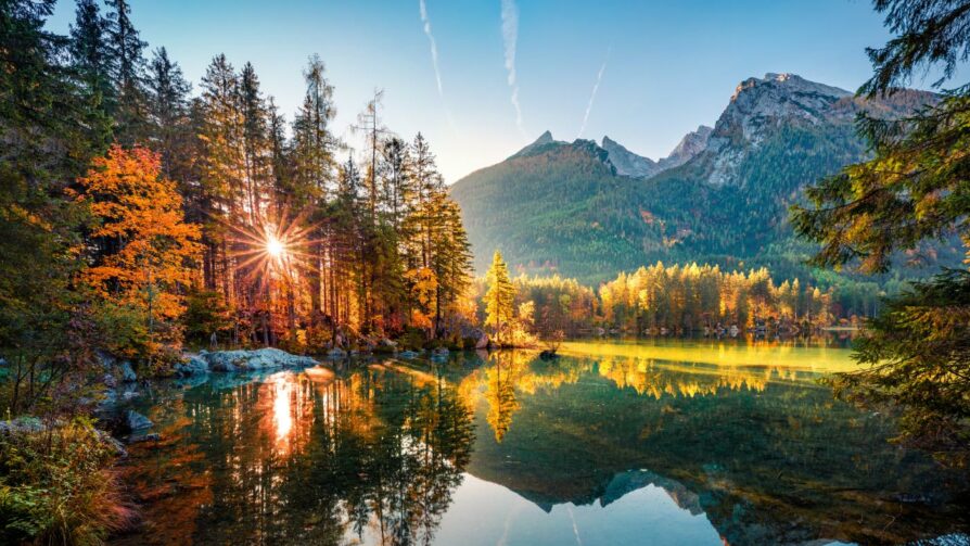 Hintersee, Bayerischer Wald, Deutschland Hintersee, Bayerischer Wald, Deutschland