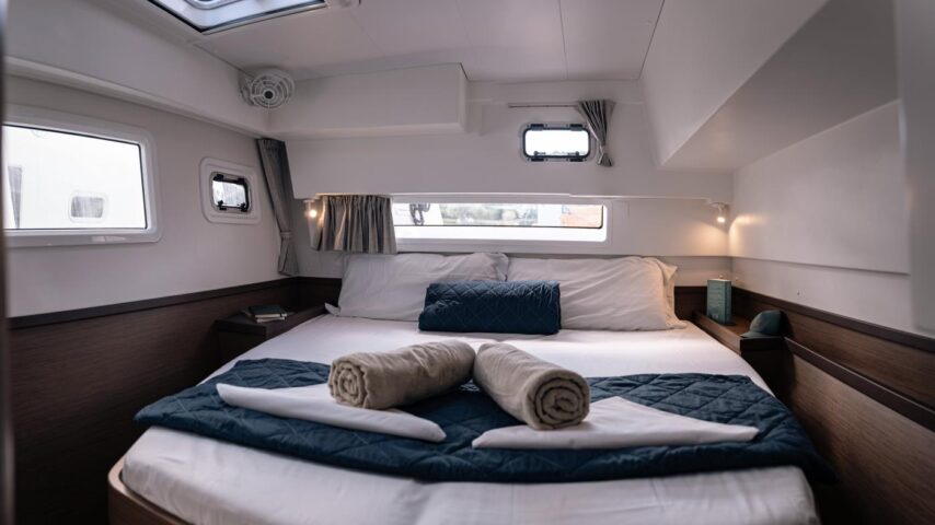 Kabine des Katamarans