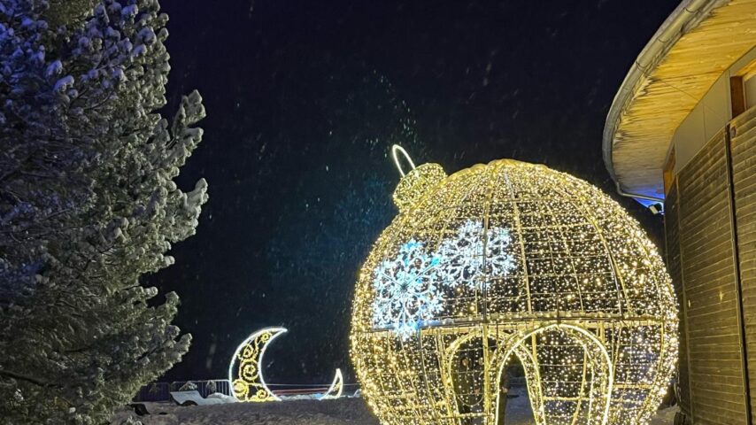 Lichterzauber Bürgeralpe | Kugel und Mond