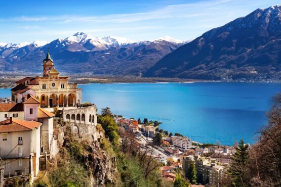 Madonna del Sasso am Lago Maggiore