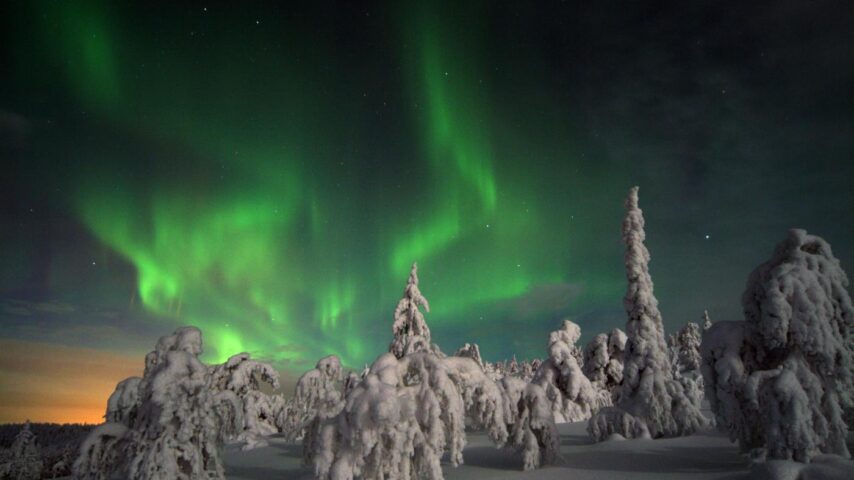 Nordlichter in Finnland