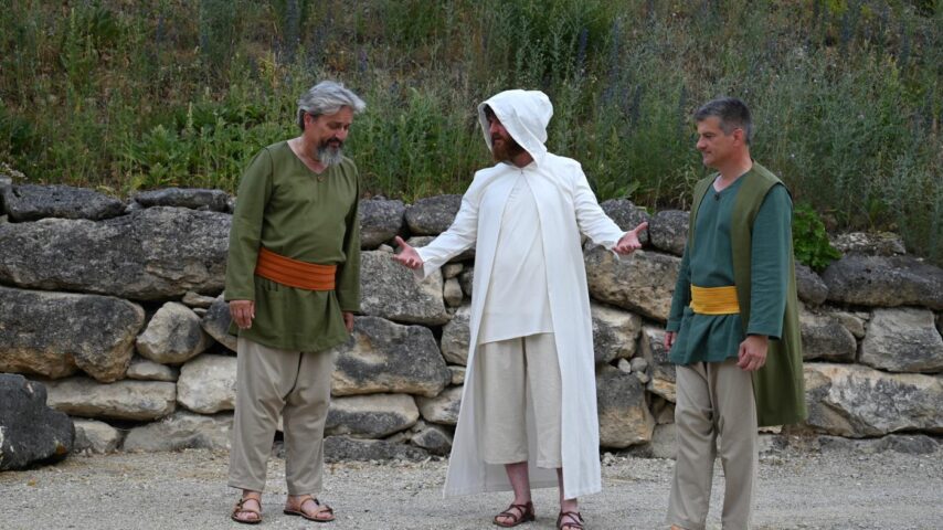 Passionsspiele St. Margarethen | Jesus und Emmausjünger Passionsspiele St. Margarethen | Jesus und Emmausjünger