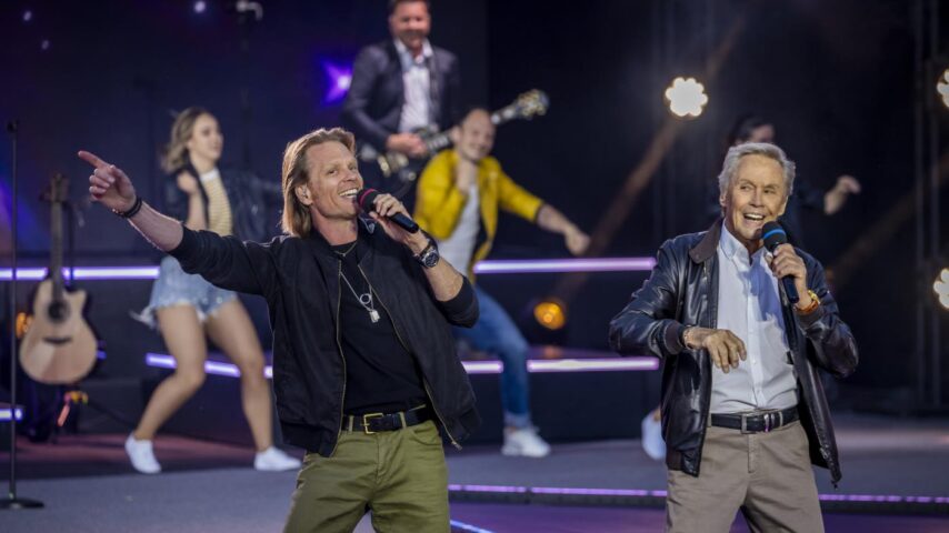 Peter Kraus und Mike Kraus