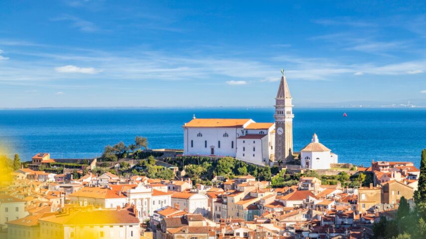 Blick auf Piran