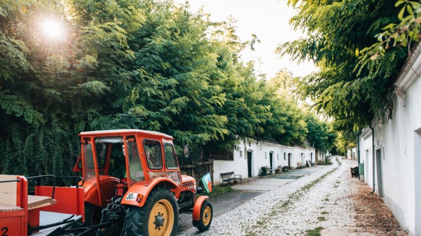 Poysdorf Kellergasse | Traktor