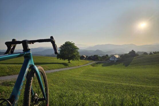 Rad, Blick auf die Landschaft rund um Dobrna