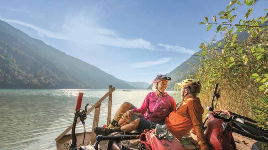 Radfahrer Weissensee