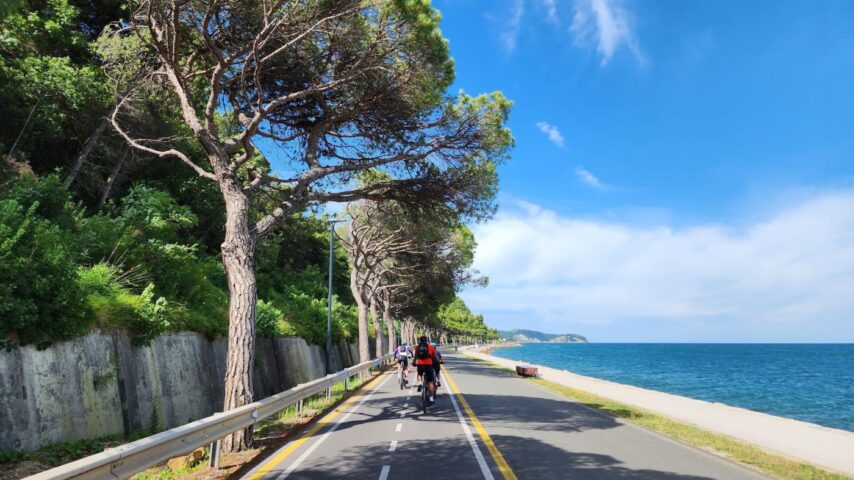 Radtour am Meer