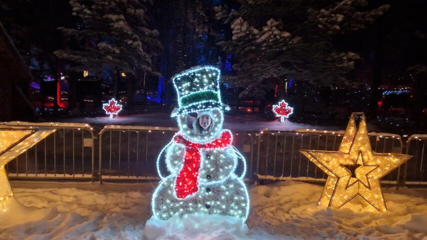 Schneemann | Lichterzauber Bürgeralpe