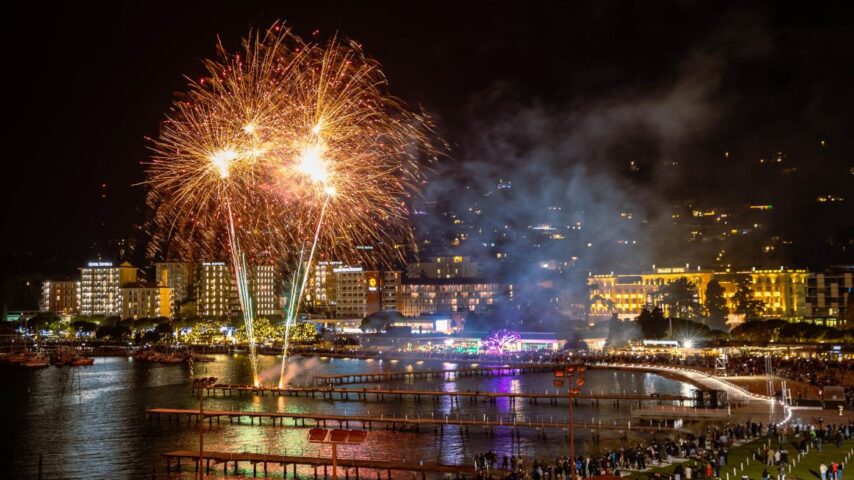 Feuerwerk am Meer, Portoroz