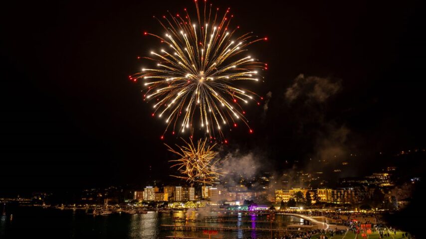 Feuerwerk am Meer, Portoroz