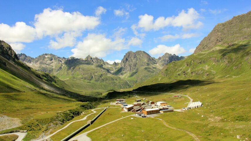 Silvretta Hochalpenstraße in Tirol, Österreich Silvretta Hochalpenstraße in Tirol, Österreich