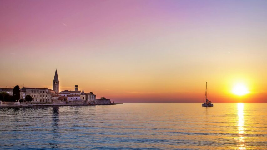 Sonnenuntergang, Porec