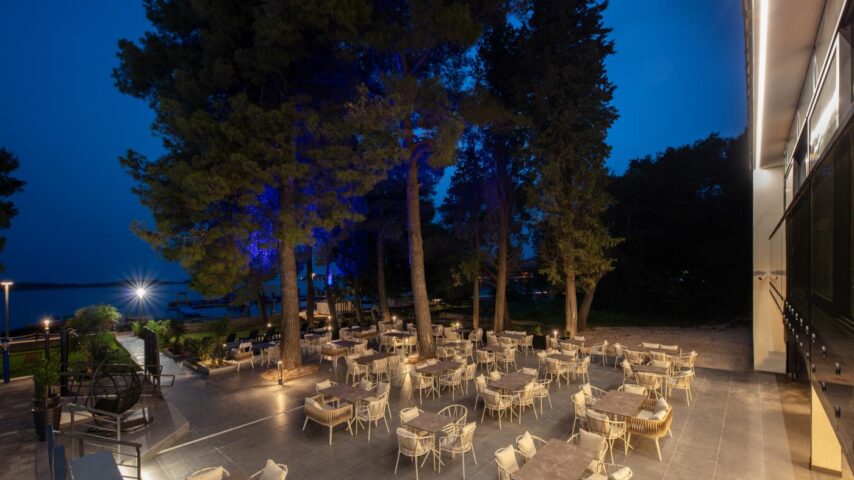Terrasse bei Nacht, SeeSea Hotel Terrasse bei Nacht, SeeSea Hotel