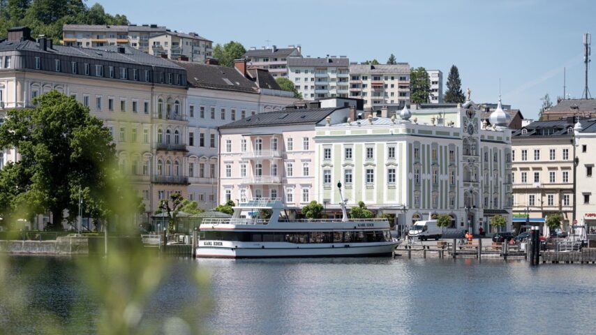 Traunsee | Schiff vor Gmunden