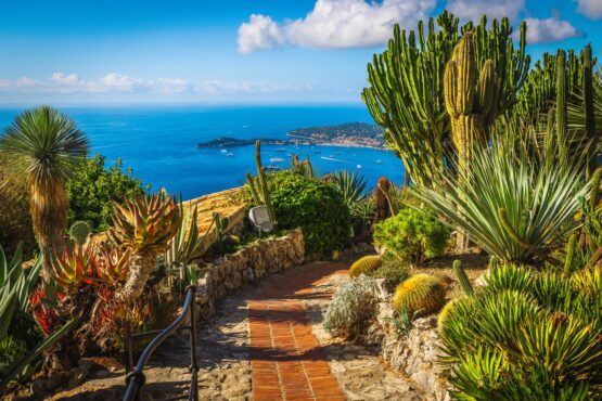 Weg in Éze, Côte d'Azur