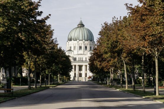 Wiener Zentralfriedhof mit Friedhofskirche