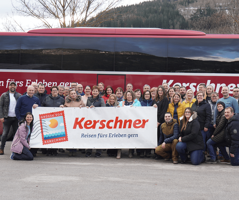 Das Kerschner-Reise Team auf Betriebsausflug