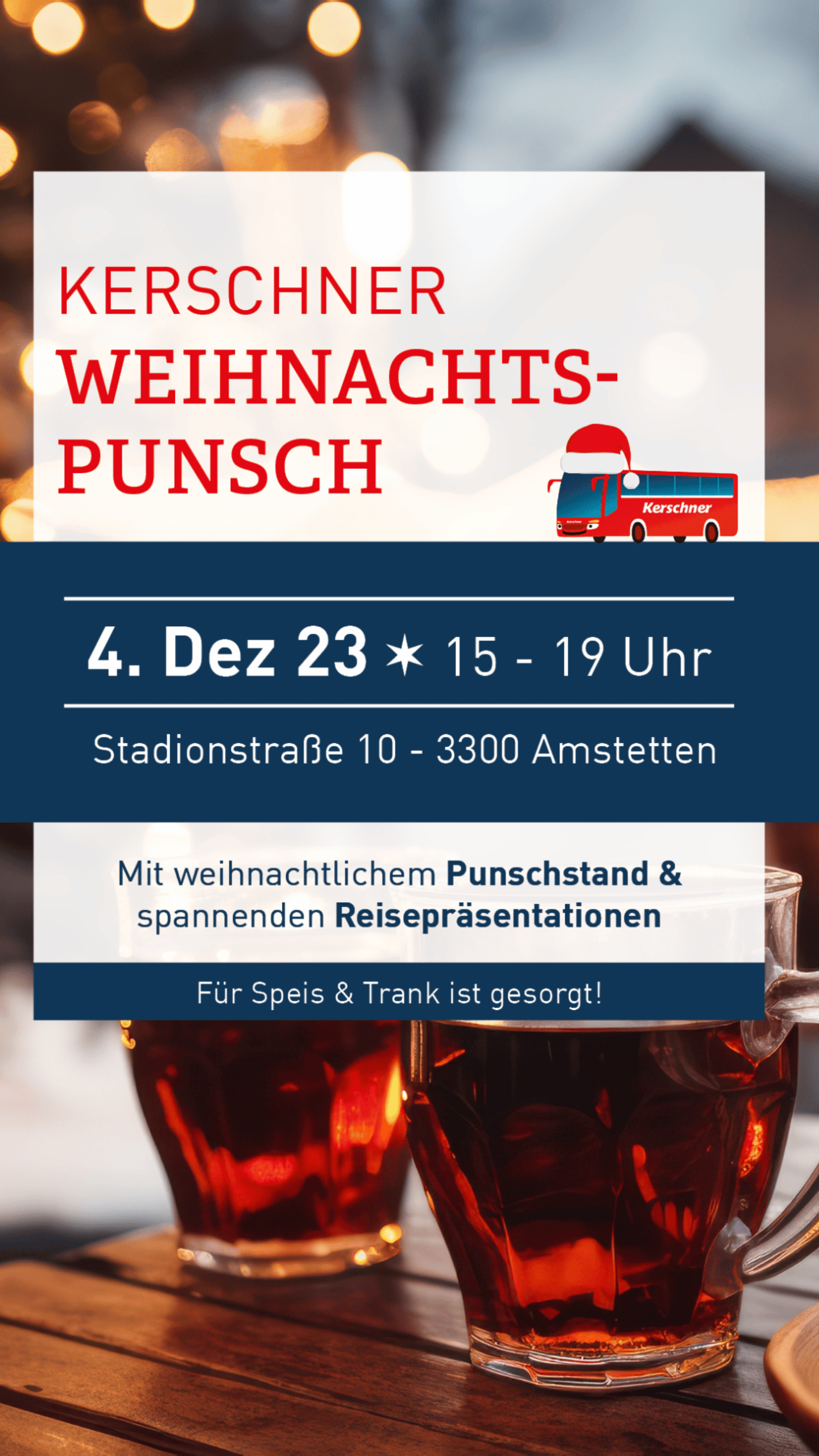 Plakat Kerschner Weihnachtspunsch